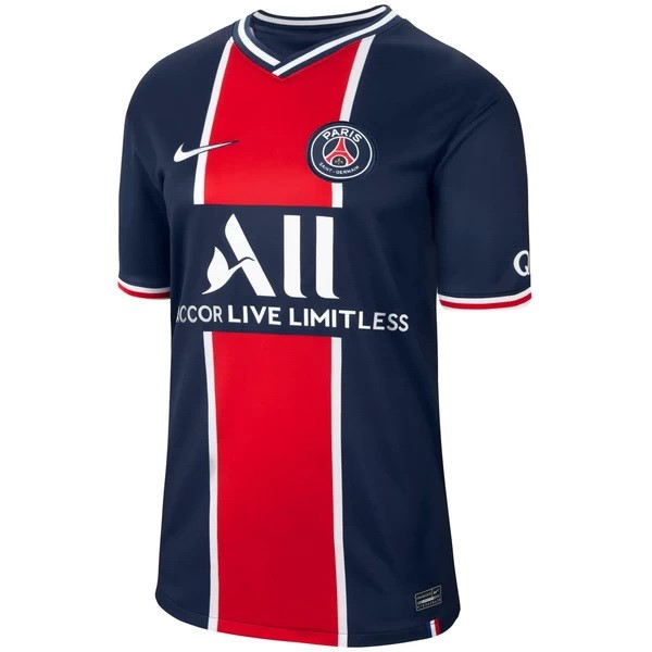 Tailandia Camiseta Paris Saint Germain Replica Primera Ropa 2020/21 Azul